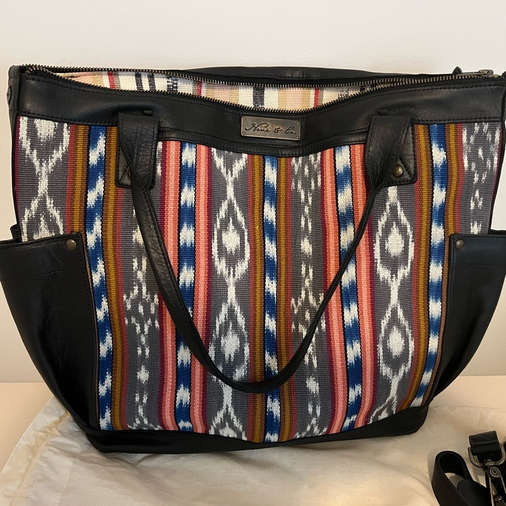 Nena & Co.😍THE PERFECT BAG FULL - ARTISAN TULUM - BLACK LEATHER 💫LIKE NEW💫